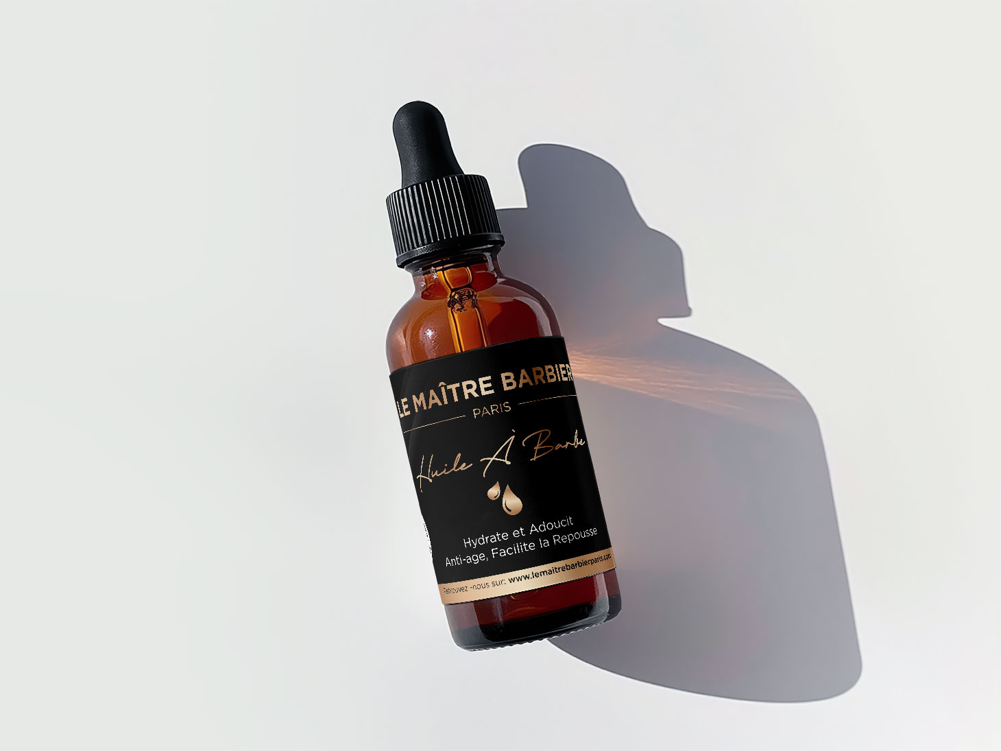 Huile à barbe naturelle Le Maître Barbier Paris - fabriquée en France